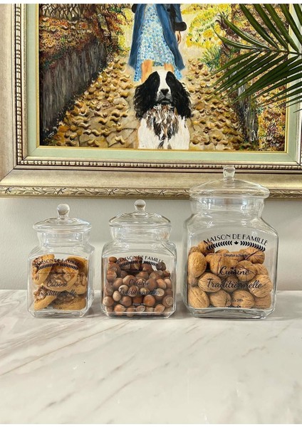 17 cm Kapaklı Cam Saklama Kabı, Renkli ve Şık Tasarım ile Pratik Kullanım modelleri