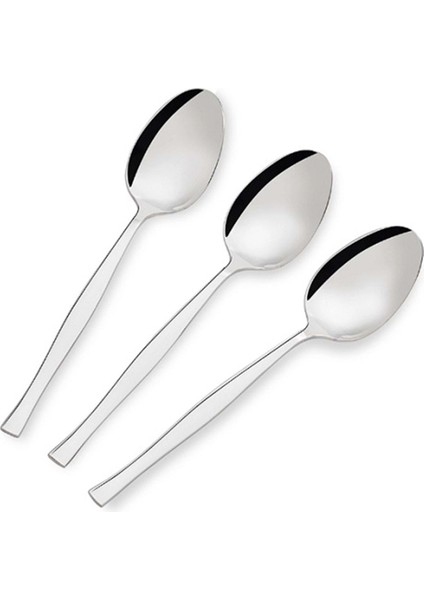 Şık 6'lı Renkli Tatlı Kaşıkları, Zarif ve Sade Tasarım