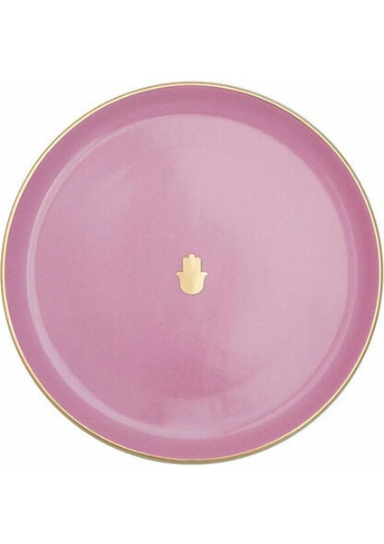 Pembe Düz Tabak 20 Cm, Şık ve Zarif Sunum Için Mükemmel Seçenek