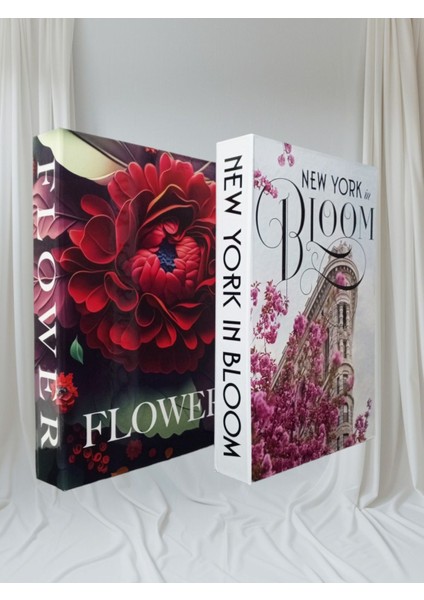 Renkli Kitap Tasarımlı Dekoratif Kutu Seti, Şık ve Kullanışlı Dekoratif Nesne