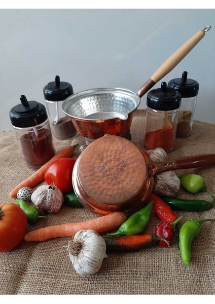 Bakır Kahve Cezvesi No 3, Şık ve Dayanıklı Metal Tasarım, Lezzetli Kahve Için Ideal. fiyatları