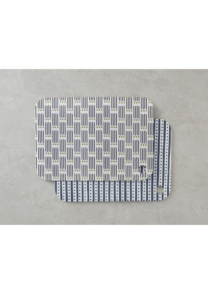 Stripy Melamin Kesme Tahtası 32X22 cm Siyah ve Beyaz Seti modelleri