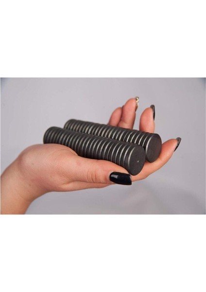 50 Adet 20X3 Büyük Yuvarlak Ferrit Mıknatıs, Kokulu Taş Nişan Süsleme Paketi indirimleri