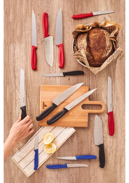 20 cm Siyah Santoku Bıçak, Kesim Için Mükemmel, Dayanıklı ve Şık Tasarım fiyatları