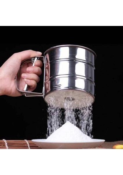 Pembe Silikon Hamur Açma Matı, Çelik Un Eleği ve Kullan At Krema Sıkma Torbası Seti modelleri