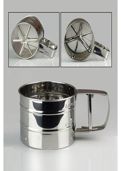 Pembe Silikon Hamur Açma Matı, Çelik Un Eleği ve Kullan At Krema Sıkma Torbası Seti indirimleri