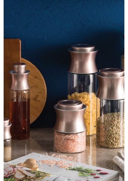 Şık Pembe Kavanoz, Zarif ve Kullanışlı Ev Dekoru Aksesuarı fiyatları