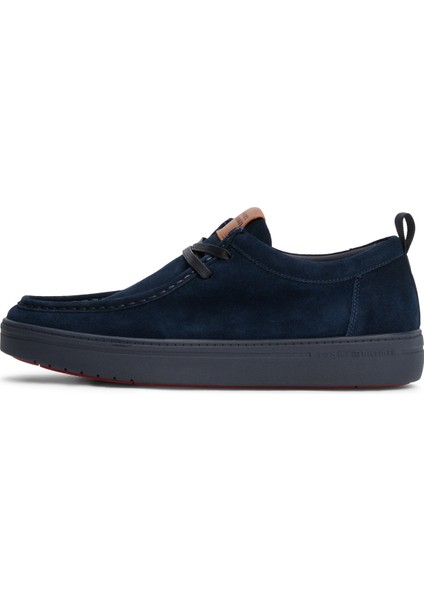 Lacivert Erkek Günlük Ayakkabı Modern Lıght Suede Moc Toe Shoe modelleri