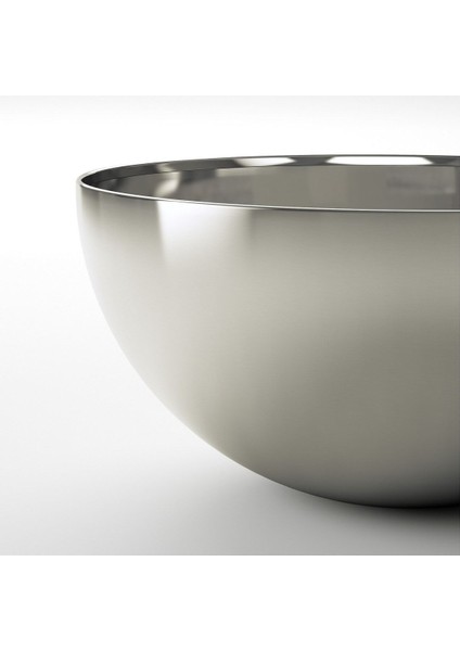 2'li Paslanmaz Çelik Servis ve Salata Kasesi, 20 Cm, Ekru modelleri