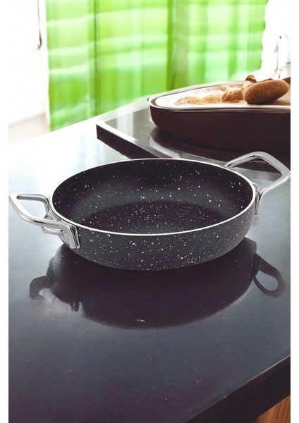 24 cm Granit Yapışmaz Omlet Tava, Dayanıklı ve Şık Mutfak Gereci