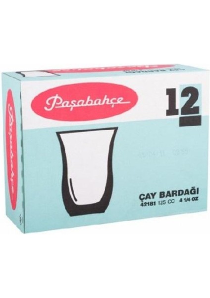 42181 Beylerbeyi Çay Bardağı 120 cc 12'li Set, Şık ve Kullanışlı Tasarım fırsatları