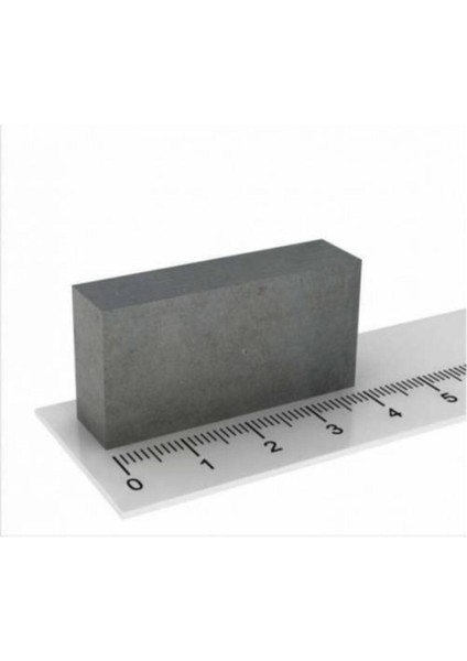 5 Adet 40X25X10 mm Köşeli Ferrit Seramik Mıknatıs Gri modelleri