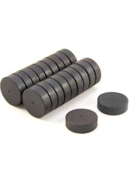 50 Adet Yuvarlak Süsleme Mıknatısı, Çap: 1,2 Cm, En: 0,4 cm