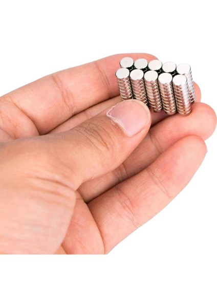20 Adet Güçlü Yuvarlak Neodyum Mıknatıs 5X2MM, N35 Kalite, Gri fiyatları