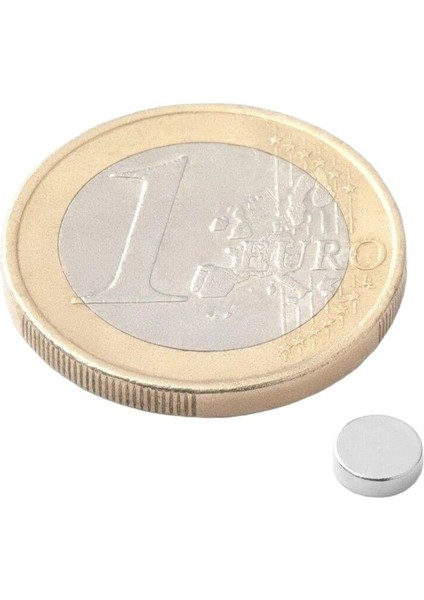 20 Adet Güçlü Yuvarlak Neodyum Mıknatıs 5X2MM, N35 Kalite, Gri modelleri