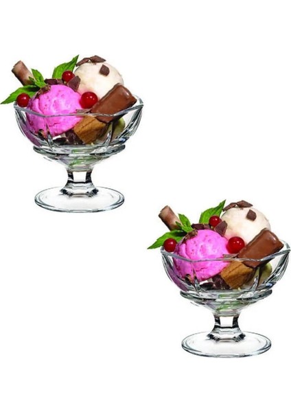 2'li Dondurma Sunum Kasesi, Şık ve Pratik Dondurma Sunumu Seti