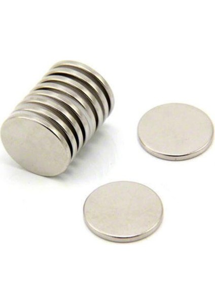 10 Adet 12X2 mm Yuvarlak Neodyum Mıknatıslar, Güçlü ve Dayanıklı Magnetler