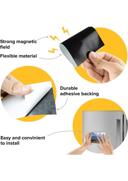 6 Adet 10X15 cm Yapışkanlı Fotoğraf Magneti, Levha ve Tabaka Mıknatıs Seti fiyatları