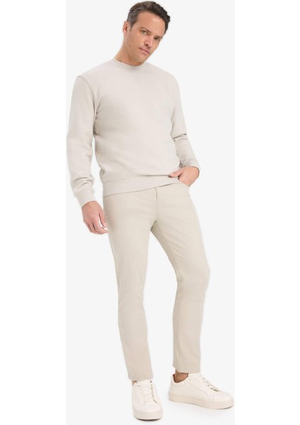 %100 Pamuk Regular Fit Bisiklet Yaka Sweatshirt E8339AX25AU fiyatları