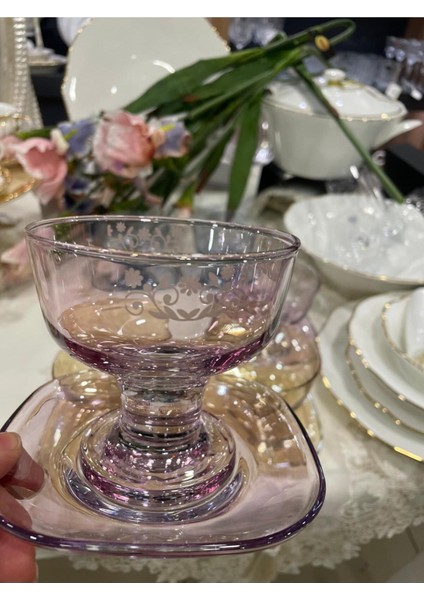 6 Kişilik Renkli 12 Parça Çerezlik ve Sunumluk Seti fırsatları