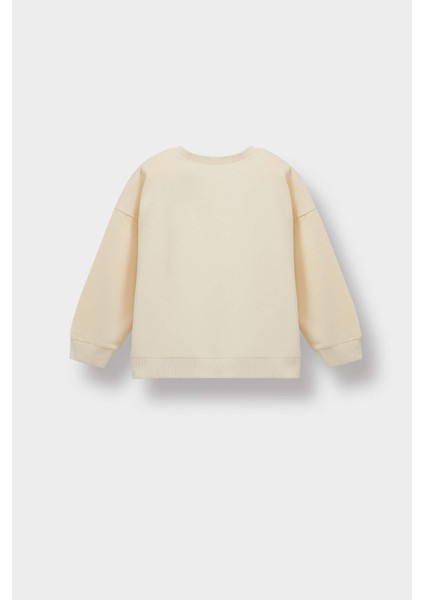 Kız Bebek Bisiklet Yaka Çiçekli Sweatshirt E8351A525AU modelleri