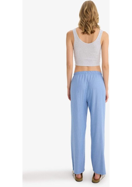 Regular Fit Uzun Boy Çizgili Pijama Altı-Fall in Love E8645AX25AU indirimleri