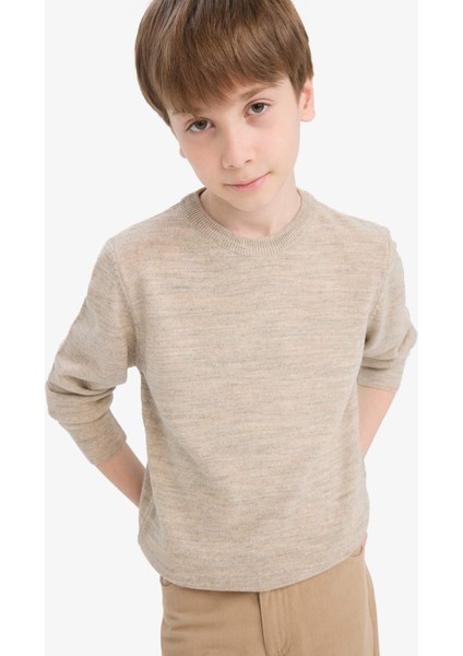 Erkek Çocuk Bisiklet Yaka Triko Kazak A4992A825WN