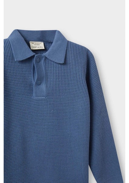 Erkek Bebek Polo Yaka Triko Kazak F2441A525WN fiyatları