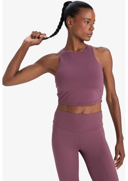 Fit Bisiklet Yaka Pedli İç Göstermez Esnek Kumaş Uzun Sporcu Sütyeni F4944AX25AU fırsatları