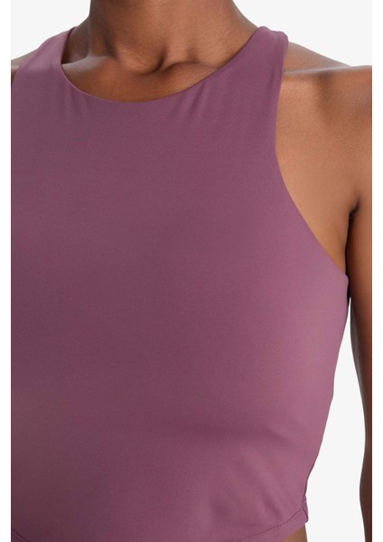 Fit Bisiklet Yaka Pedli İç Göstermez Esnek Kumaş Uzun Sporcu Sütyeni F4944AX25AU indirimleri