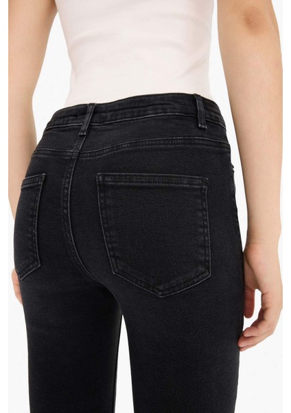 Skinny Fit Yüksek Bel Bilek Boy Jean Pantolon E9820AX25AU