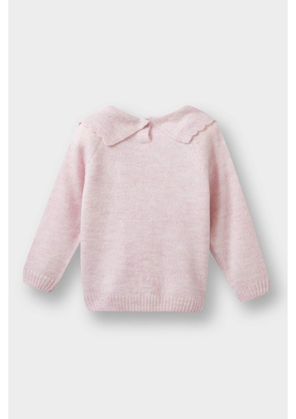 Kız Bebek Büyük Yaka Triko Kazak F2436A525WN modelleri