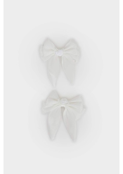 Kız Çocuk 2'li Kurdeleli Toka Seti F6495AXNS