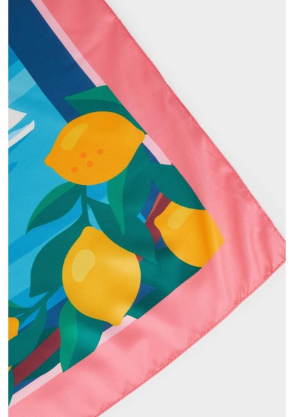 Kadın İtalya Temalı Fular G0804AXNS modelleri