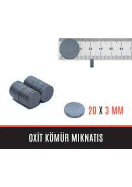 50 Adet 20X3 Yuvarlak Kömür Mıknatıs, Süsleme ve Nişan Için Uygun, Siyah Renkli fırsatları