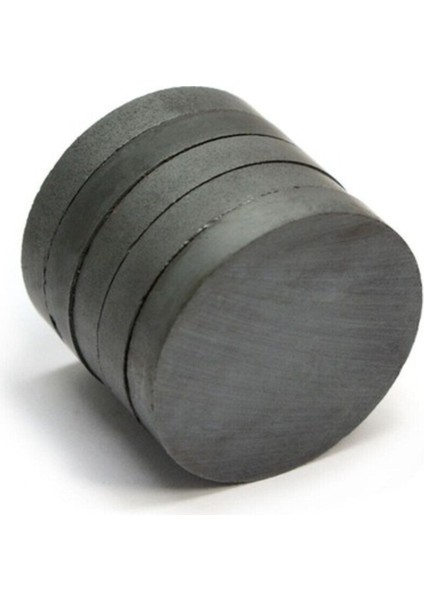 50 Adet 20X3 Yuvarlak Kömür Mıknatıs, Süsleme ve Nişan Için Uygun, Siyah Renkli