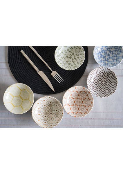 6'lı Karma Çerezlik ve Sosluk Kase Takımı, 12CM, Şık ve Kullanışlı Set modelleri