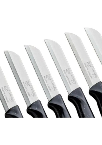 6'lı Siyah Simli Meyve ve Sebze Bıçak Seti, Şık ve Kullanışlı Tasarım fiyatları