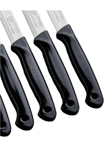 6'lı Siyah Simli Meyve ve Sebze Bıçak Seti, Şık ve Kullanışlı Tasarım fırsatları