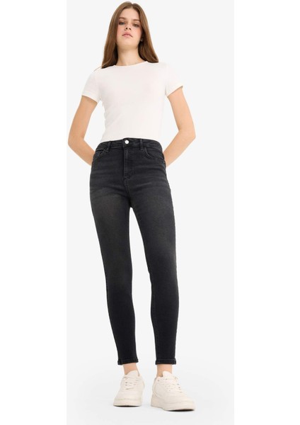 Skinny Fit Yüksek Bel Bilek Boy Jean Pantolon E9820AX25AU fiyatları