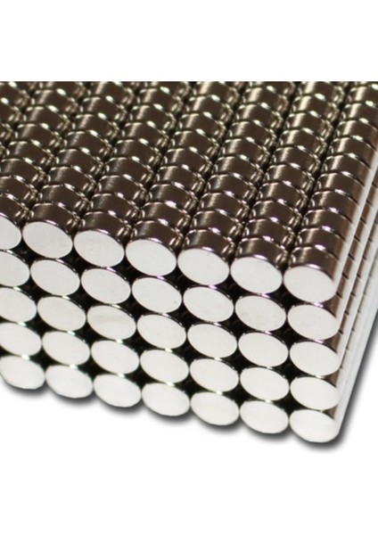 25 Adet 6mm x 3mm Yuvarlak Güçlü Neodyum Mıknatıs Seti indirimleri