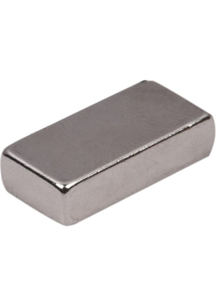 20MM x 10MM x 5mm Köşeli Güçlü Neodyum Mıknatıs Gri 1 Adet