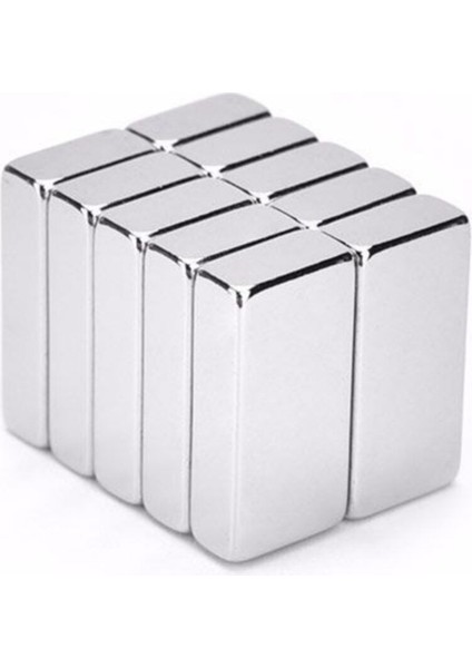 20MM x 10MM x 5mm Köşeli Güçlü Neodyum Mıknatıs Gri 1 Adet fiyatları