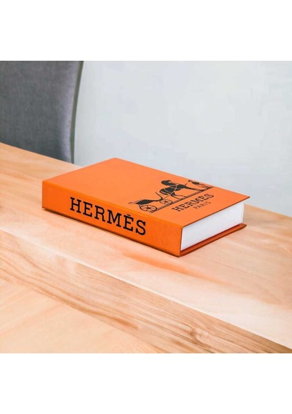 Canlı Turuncu Dekoratif Kitap Kutusu, Şık ve Fonksiyonel Tasarım fiyatları