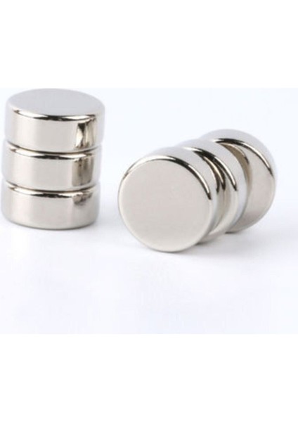 25 Adet Çap 6mm, Kalınlık 3mm Güçlü Neodyum Mıknatıs, Gümüş Renk fırsatları