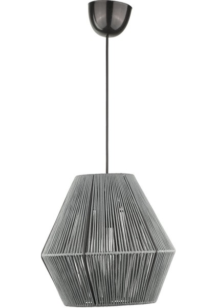 Füme Renkli 30 cm Örgülü Tekli Avize, Şık ve Modern Tasarım fiyatları