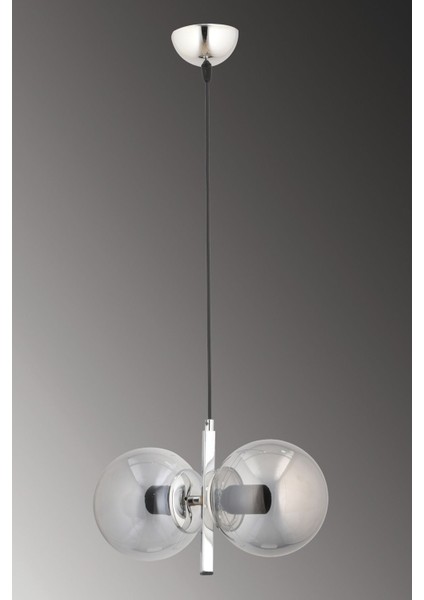 Füme Camlı Krom Sarkıt Modern Avize, Çiftli, Şık ve Şık Tasarım fiyatları