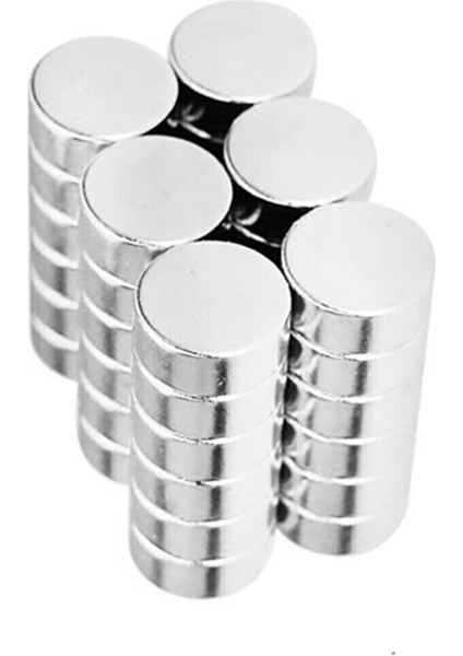 15 mm Çapında Yuvarlak Neodyum Mıknatıs, 5 mm Kalınlık, Deneyler Için, 1 Adet