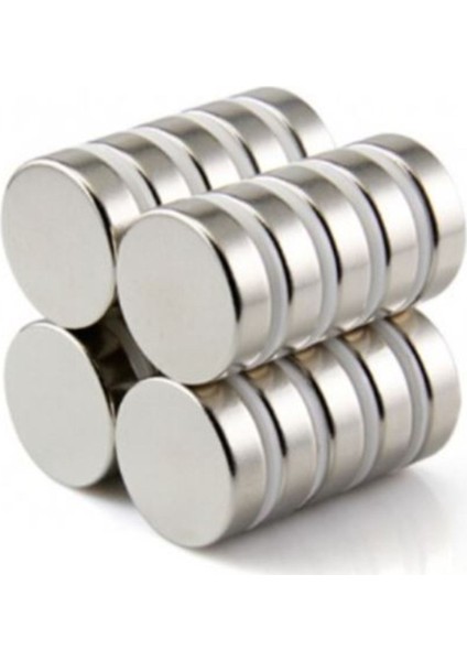15 mm Çapında Yuvarlak Neodyum Mıknatıs, 5 mm Kalınlık, Deneyler Için, 1 Adet fiyatları