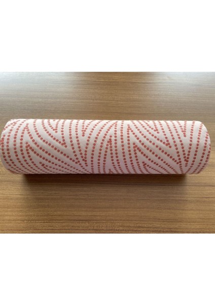 Pembe Taşlı Desenli Ithal Duvar Kağıdı, 5m². Şık ve Şeffaf Tasarım. fırsatları